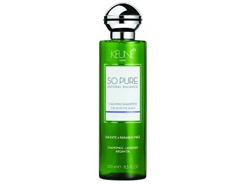 KEUNE SO PURE Raminantis Galvos Odą Šampūnas CALMING, 250 ml KEUNE SO PURE Raminantis Galvos Odą Šampūnas CALMING, 250 ml